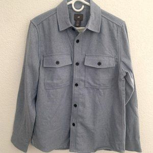H&M OVERSHIRT TWILL SMALL Grayish